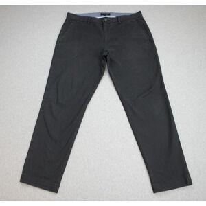 Banana Republic Pants Mens Size 34 x 30 Black Mason Chino Straight Stretch